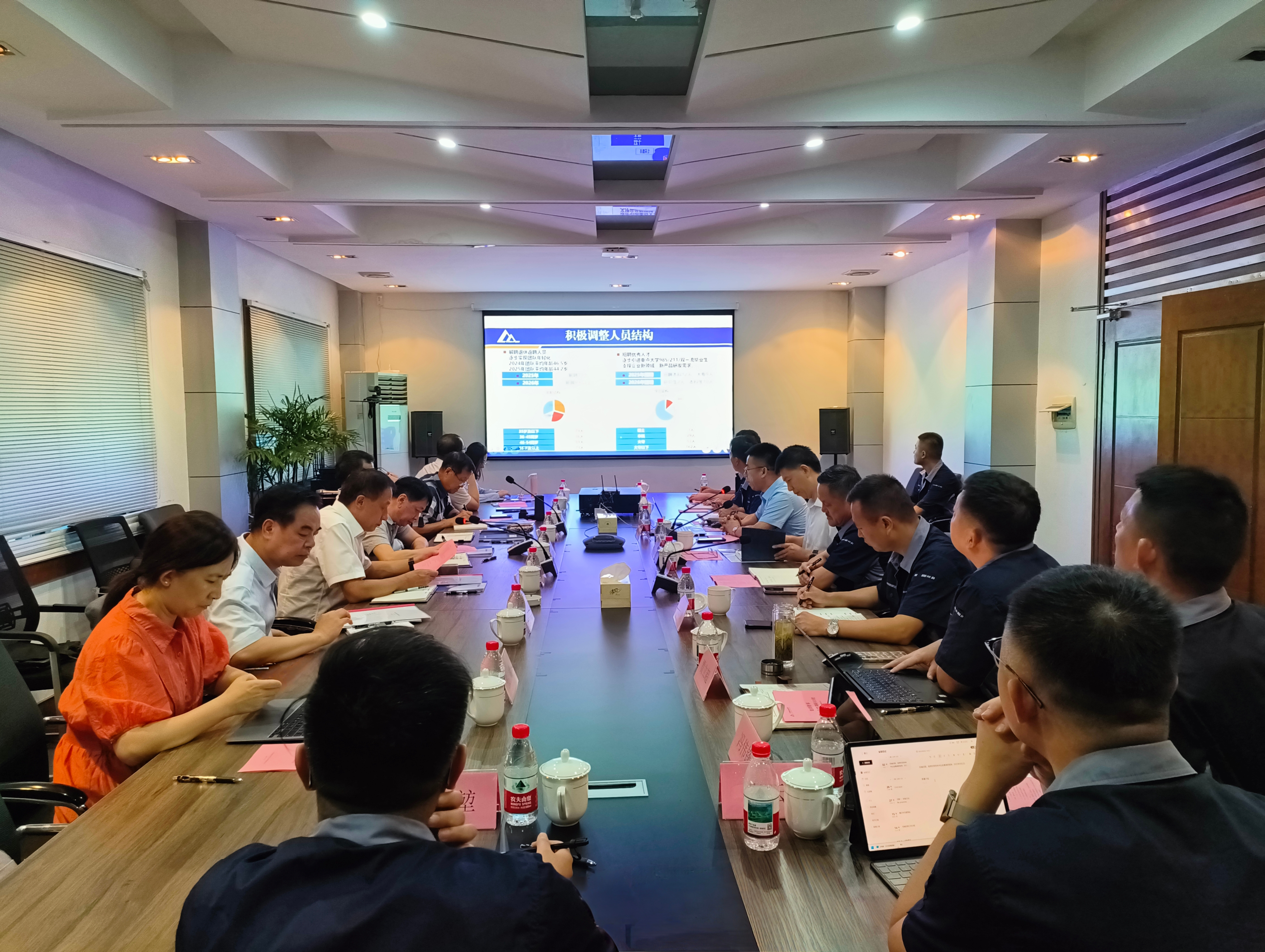 集團外部董事調研哈焊所下屬中達金屬公司